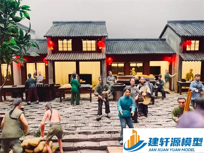 吴旗香市微缩模型